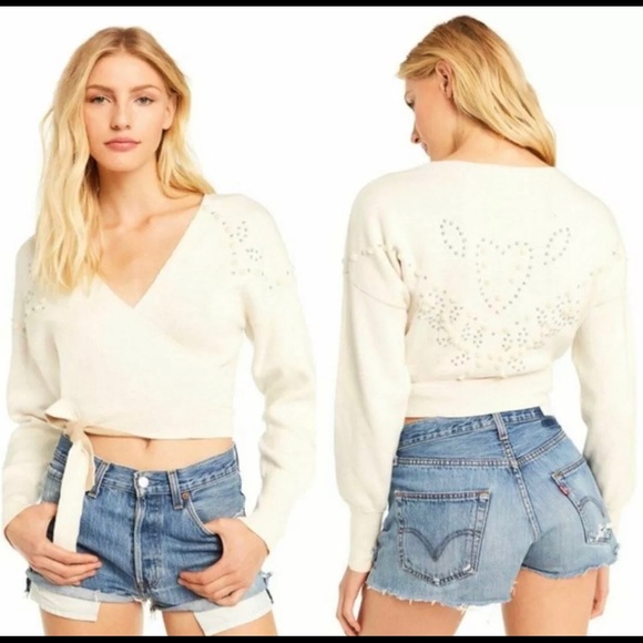 Wildfox Wilder Mock Wrap top size small - Picture 10 of 12